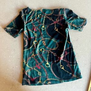 LAUREN Ralph Lauren Equestrian
Horse Bit Chain Print Tee Preppy
Old Money. Small